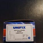 Unifix Black 5mm Cable Clips